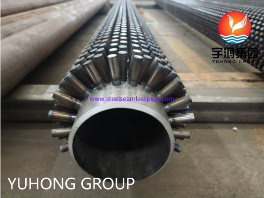 ASTM A335 P11 Finned Tube Carbon Steel Tube With Studded Fin High-Temperature Heat Exchanger