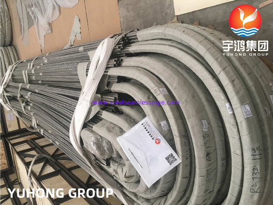 ASME SA249 TP316L Stainless Steel Welded Tube U Bend Tube For Heat Exchanger