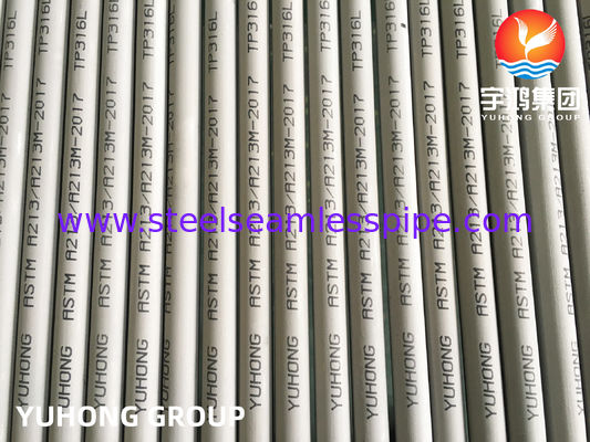 ASTM A213 TP316L S31603 SUS316L Stainless Steel Seamless Heat Exchanger Tube