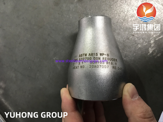 UNS S32750 / S32760 Seamless Butt Weld Reducer , ECC Reducer ASME B16.9