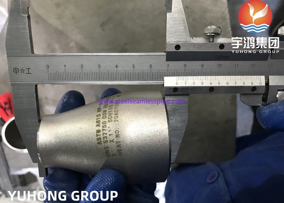 UNS S32750 / S32760 Seamless Butt Weld Reducer , ECC Reducer ASME B16.9