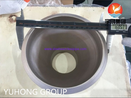 Copper Nickel Eccentric Ruducer ASTM B466 C70600  6" X 8" SCH80 Butt Weld Pipe Fitting