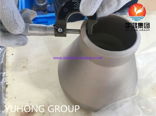 Copper Nickel Eccentric Ruducer ASTM B466 C70600  6" X 8" SCH80 Butt Weld Pipe Fitting