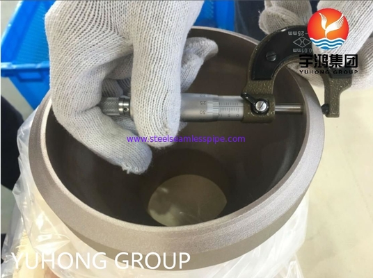 Copper Nickel Eccentric Ruducer ASTM B466 C70600  6" X 8" SCH80 Butt Weld Pipe Fitting
