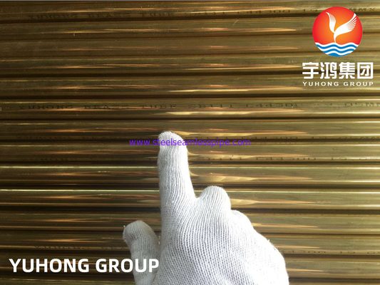 ASTM B111 C44300 SEAMLESS COPPER NICKEL TUBE FOR HEAT EXCHANGER