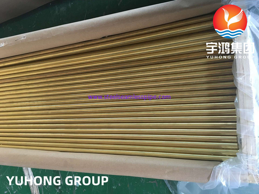 ASTM B111 C44300 SEAMLESS COPPER NICKEL TUBE FOR HEAT EXCHANGER