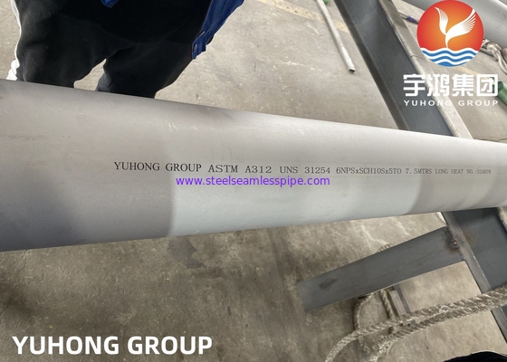 ASTM A312 UNS S31254 254SMO Duplex Stainless Steel Offshore Pipe