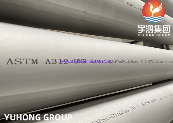 ASTM A312 UNS S31254 254SMO Duplex Stainless Steel Offshore Pipe