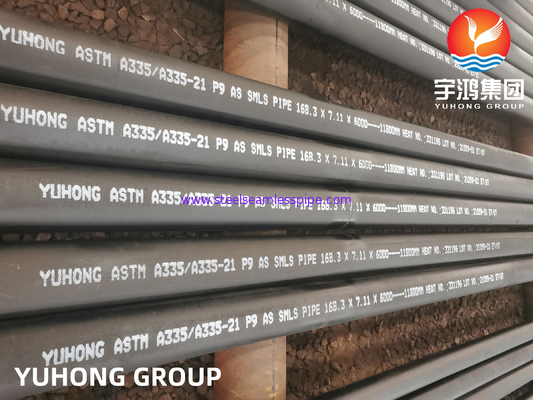 ASTM A335 / ASME SA335 P9 UNS S50400 ALLOY STEEL FERRITIC SEAMLESS TUBES AND PIPES