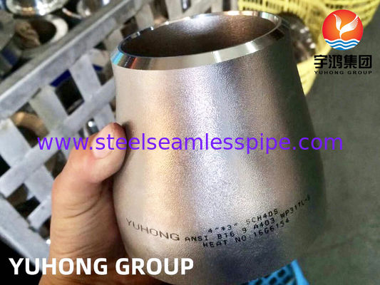 ASTM A403 WP317L Stainless Steel Concentric Reducer | ASME B16.9 Butt Weld Pipe Fitting