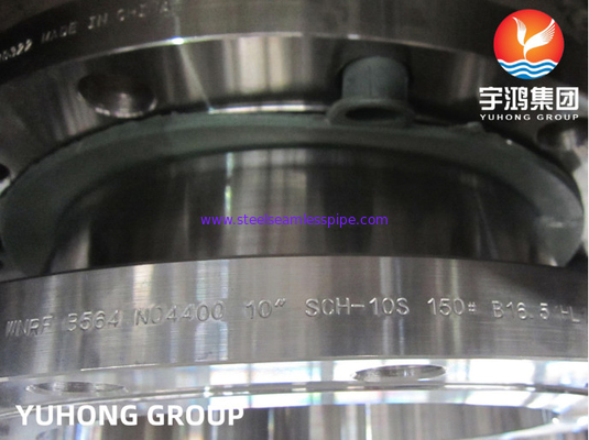 B564 UNS N04400 ASME B16.9 ClASS150 NICKEL ALLOY WNRF FLANGE