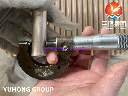 ASTM B111/ ASME SB111 C70600 Copper-Nickel Alloy Seamless Tube for Heat exchanger