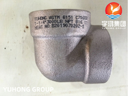 ASTM B151 C70600 Copper Nickel Forged Fittings 3000LB B16.11