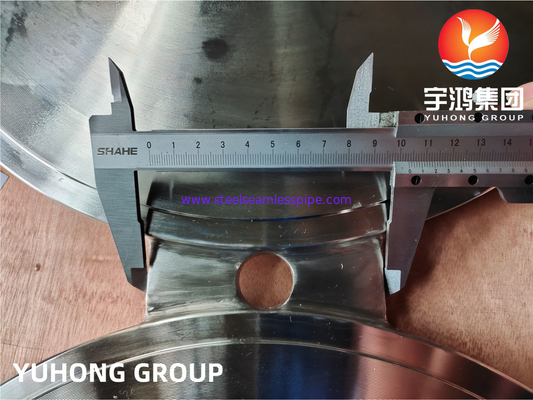 ASTM B462 HASTELLOY C276, N10276 SPECTACLE BLIND FLANGE B16.48 FORGING PROCESS