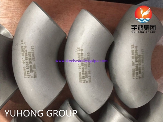 ASTM B366 C-276 Hastelloy Nickel Alloy Elbow 90 LR DN100 Butt Weld Pipe Fitting