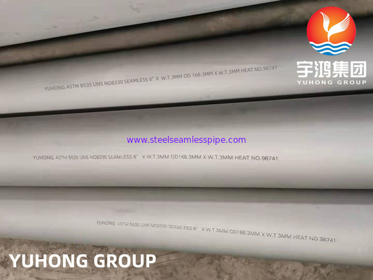 ASTM B535 UNS N08330 Alloy Steel Seamless Tubes Nickel Alloy Tubes