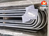 ASTM A213/ASME SA213 TP444 SEAMLESS STAINLESS STEEL U BEND HEAT EXCHANGER TUBE