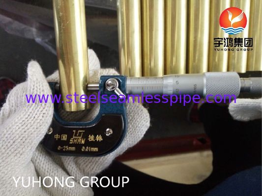 ASTM B111 C44300 Copper Alloy Seamless Tube for Condenser and Heat Exchanger with Corrosion Resistance
