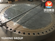 Forged ASTM B171 Copper Alloy Tubesheet For Pressure Vessel / Heat Exchanger