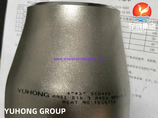 ANSI B16.9 ASTM A403 WP317L Stainless Steel Buttweld Pipe Fitting Reducer