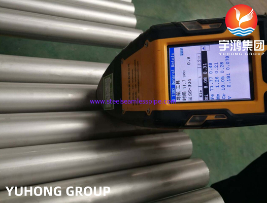 ASTM A249 TP304L Stainless Steel Welded Tube For Heat Exchanger Conderser High Corrosion Resistance