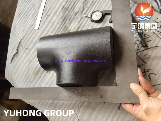 ASTM A234 WPB Black Coated Carbon Steel Pipe Fittings Tee