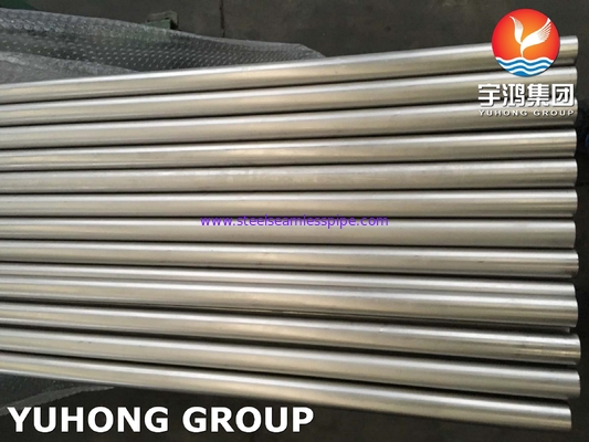 ASME SB338 Grade 7 / UNS R52400 Titanium Tube Seamless Heat Exchanger Tube