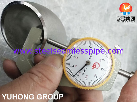 JIS B2312 WP304 LR Elbow 45/90 Degree, Stainless Steel Seamless Butt-Weld Fitting For Crude Oil Distillation Tower