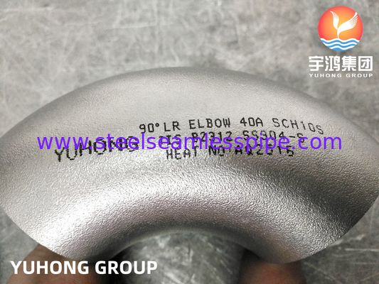JIS B2312 WP304 LR Elbow 45/90 Degree, Stainless Steel Seamless Butt-Weld Fitting For Crude Oil Distillation Tower