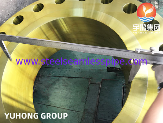 A694 F52 Weld-Neck Flange With Rust Protection, Carbon And Alloy Steel B16.47 Forgings, Resistant To Hydrogen Sulfide