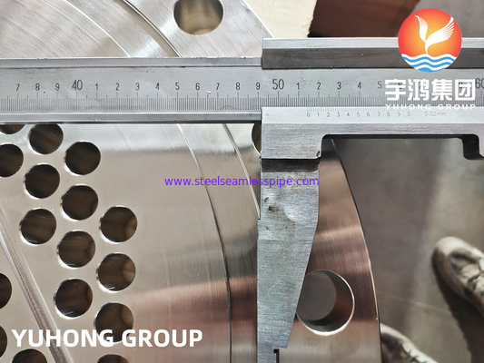 STAINLESS STEEL TUBESHEET PLATE MADE ASTM A240 SS316L CUSTOMIZED