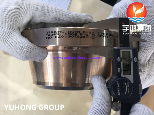 ASTM B151 C70600 COPPER NICKEL ALLOY STEEL WNRF FLANGE B16.5