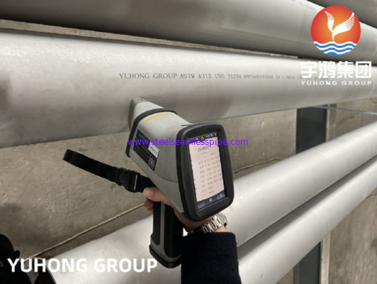 ASTM A312 S31254 (254SMO) Super Duplex Stainless Steel Pipes For Offshore / Subsea