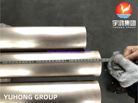 ASTM B466 C70600 Copper Nickel Alloy Seamless Pipe ASME B36. 19