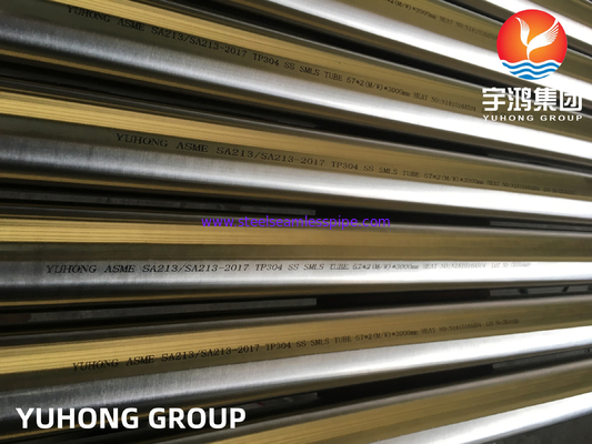 ASME269 TP304 Stainless Steel Seamless Tube Bright Annealed For