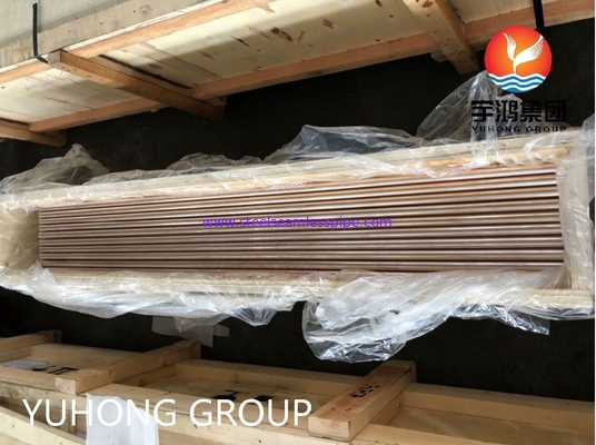 ASTM B111 C70600 Nickel Copper Alloy Seamless Tube For Condenser