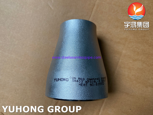 ASME B16.9 ASTM A403 WP316L-S Reducer Stainless Steel Buttweld Pipe Fittings