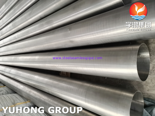 ASTM B862 / ASME SB862 Gr. 2 / UNS R50400 Titanium Alloy Welded Pipe ERW Pipe