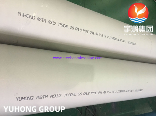 ASTM A312 TP304L (UNS S30403) Stainless Steel Seamless Pipe For Chemical Industry