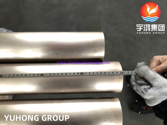 ASTM B466 C70600 (CuNi 90/10) ASME B36.19 Copper Nickel Alloy Seamless Tube