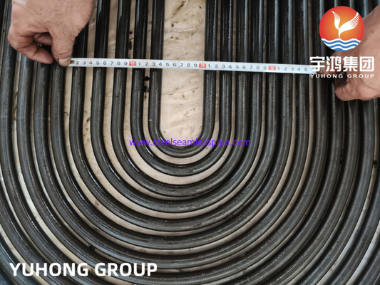 ASTM A179 / ASME SA179 SMLS Carbon Steel U Bend Tubes For Tubular Heat Exchanger &amp;Condenser(Black Painting Surface)