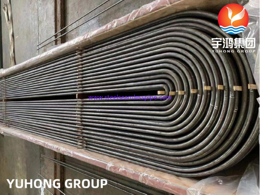 ASTM A179 / ASME SA179 SMLS Carbon Steel U Bend Tubes For Tubular Heat Exchanger &amp;Condenser(Black Painting Surface)
