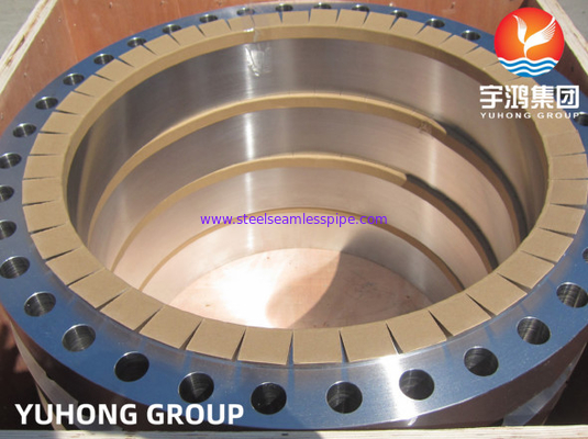 Water Desalination ASTM A182 F51(UNS S31803) Duplex Steel Weld Neck RF Flange B16.47