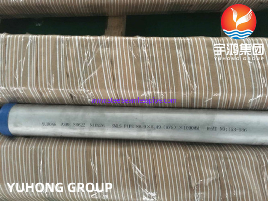 ASME SB622 N10276 SMLS MIN. WALL THICKNESS Nickel Alloy Pipe Hastelloy Pipe