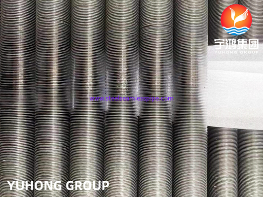 NICKEL ALLOY FINNED TUBE EMBEDDED G-FIN TYPE SB163 MONEL 400