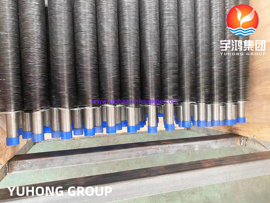 NICKEL ALLOY FINNED TUBE EMBEDDED G-FIN TYPE SB163 MONEL 400