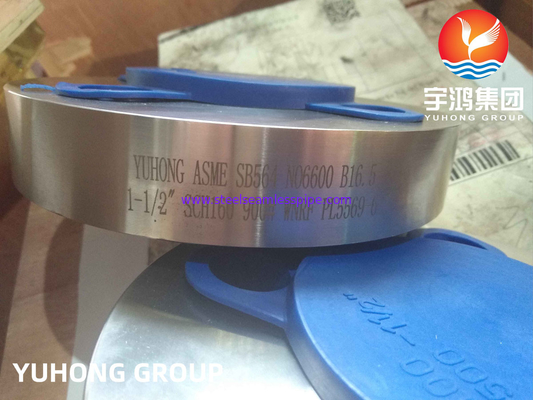 ASTM B564 Inconel 600 / UNS N06600 Nickel Alloy Steel Forged Welding Neck Flange