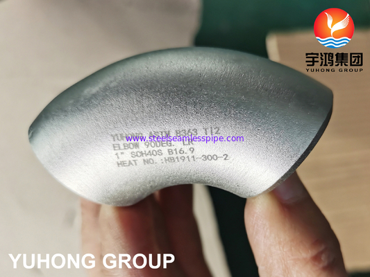 Titanium Alloy Elbow B363 GR.2 Butt Weld Fitting Offshore Platform