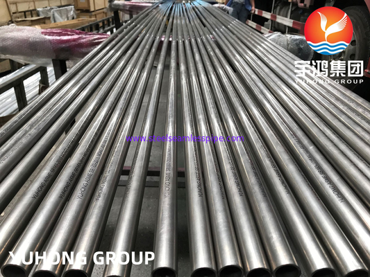 ASME SB163 MONEL 400 Nickel Alloy Steel Seamless Pipe For Heat Exchanger