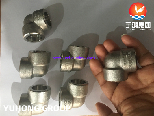 Stainless Steel Forged Fitting A182 F304 3000LB  Socket Welde Elbow ASME B16.11